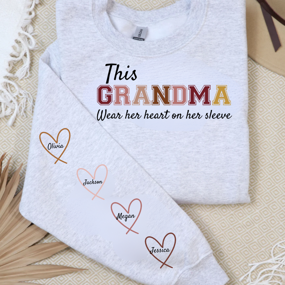 Personalized Grandma Sweatshirt