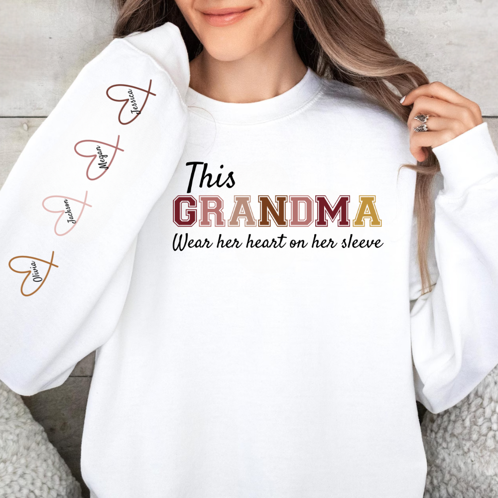 Personalized Grandma Sweatshirt