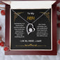 To My Mom | Forever Love Necklace I How Important You Are To Me