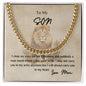 To My Son | Cuban Link Chain | I Will Always Carry You In My Heart