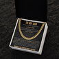 To My Son | Cuban Link Chain | I am Always With You