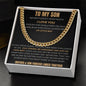 To My Son | Cuban Link Chain | I am Always With You