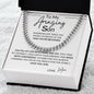 To My Amazing Son | Cuban Link Chain | Love Mom