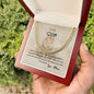 To My Son | Cuban Link Chain | I Will Always Carry You In My Heart
