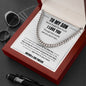 To My Son | Never Forget How Much | Cuban Chain Link