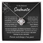 To My Soul Mate | Love Knot Necklace | You Became My Everything