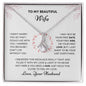 To My Beautiful Wife| Alluring Necklace | Be Your Last Everything