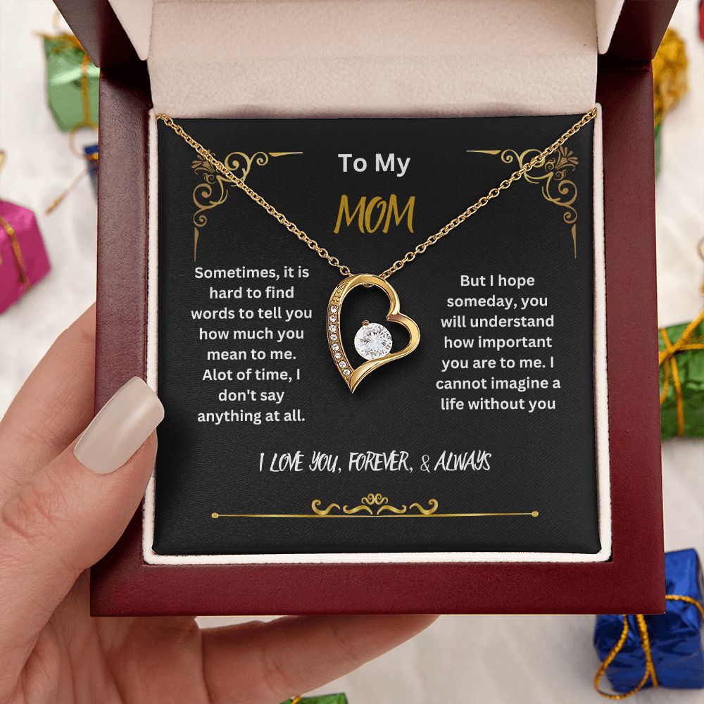 To My Mommy To Be, Love From Your Tummy Love Knot Necklace | Pregnancy – AZ  Family Gifts