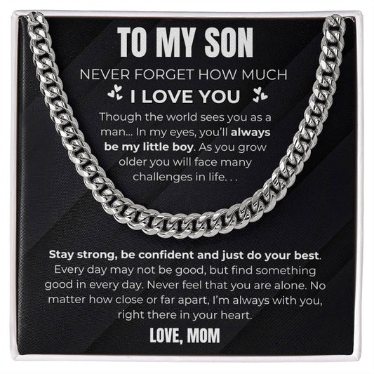 To My Son | Cuban Link Chain | I Love You