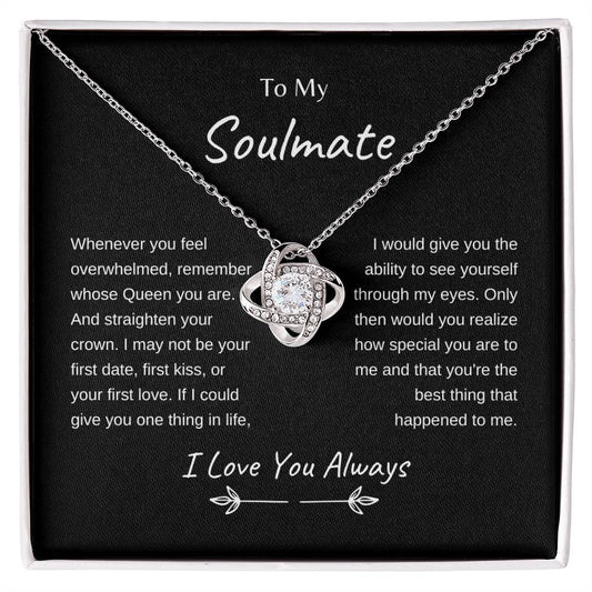 To My Soulmate | Forever Love Necklace | I Love You Always