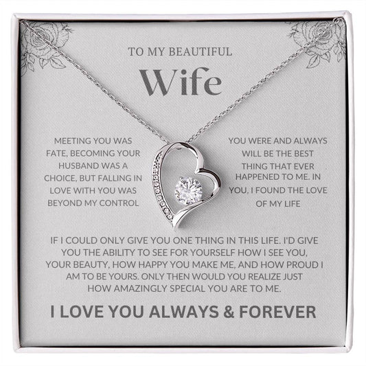 To My Wife | Forever Love Necklace | The Best Thing